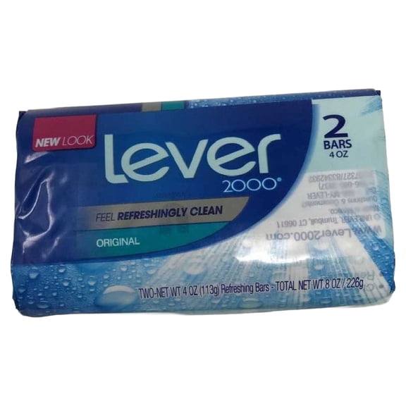 Lever 2000 Original Refreshing Bar Soap, Perfectly Fresh 4 oz, 2 ea (Pack of 5)