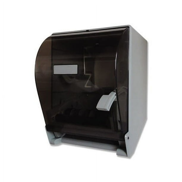 Lever Action Roll Towel Dispenser, 11.25 x 9.5 x 14.38, Transparent Lever Action Roll Towel Dispenser, 11.25 x 9.5 x 14.38, Transparent