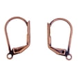 thumbnail image 1 of Lever Back DIY Earrings Antique Copper Plated DIY Leverback Earwires (1 Pair of Earrings), 1 of 2