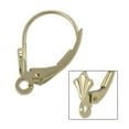 thumbnail image 1 of Lever Back Earring with Shell 14 Karat Solid Yellow Gold, 1 of 2