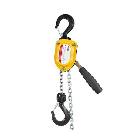 Lever Chain Hoist,0.25T-0.75 T Mini Manual Lever Chain Hoist Winch 1.5M Hook Mount Lift Portable Manual Lever Block Lifting ,Outstanding Load Capacity