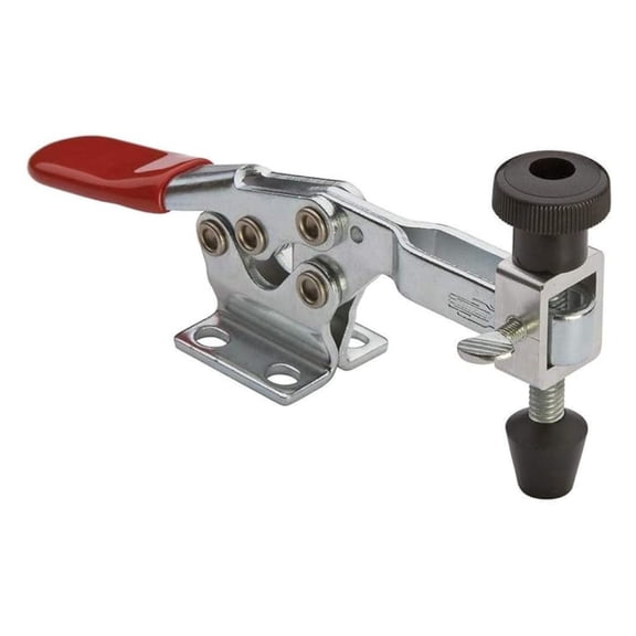 Lever Clamp - 150lb Holding Capacity - 1/4-20 QuickSet Adapter - Steel Construction - Woodworking Clamps - Metal Clamps - DIY Projects - Quick Adjustment