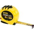 thumbnail image 1 of Stanley 30-824 8m/26' x 1-Inch Power Return LeverLock Tape Rule Measure (cm Graduation), 1 of 3