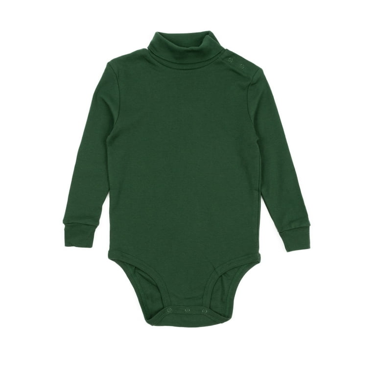 Leveret Cotton Turtleneck Bodysuit – Leveret Clothing