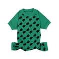 thumbnail image 1 of Leveret Dog Cotton Pajama Bunny Green XS, 1 of 2