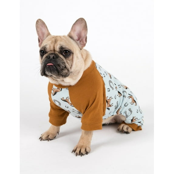 Leveret Dog Cotton Pajama Horse XS