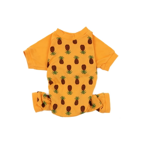 Leveret Dog Cotton Pajama Pineapple M