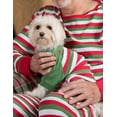thumbnail image 1 of Leveret Dog Cotton Pajama Red White & Green Stripes L, 1 of 10