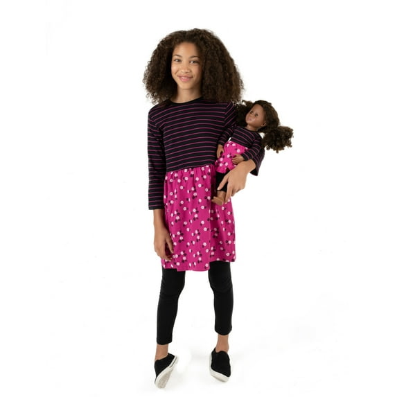 Leveret Girl Skirt Dress Flower Size 4 Year