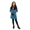 thumbnail image 1 of Leveret Girl Sweat Dress Teal Blue 2 Year, 1 of 2