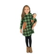 thumbnail image 1 of Leveret Girl and Doll Cotton Dress Reindeer Plaid 5 Year, 1 of 3