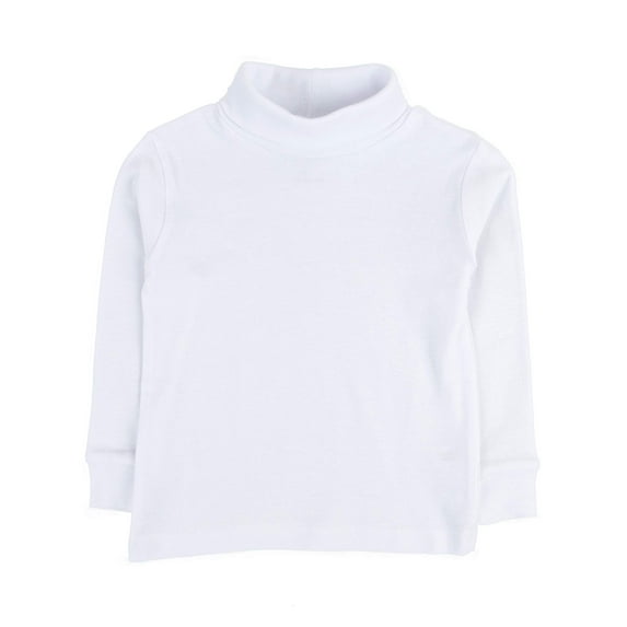 Leveret Girls Boys & Toddler Solid Turtleneck 100% Cotton Kids Shirt (2 Toddler-14 Years) Variety of Colors