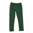 thumbnail image 1 of Leveret Girls Legging Boho Solid Color Color: Uniform Green Size: 2T, 1 of 3
