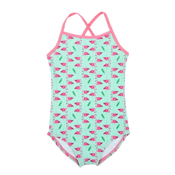 Leveret Kids Baby Boys Girls One Piece Swimsuit UPF 50+ Flamingo Size 5 Toddler