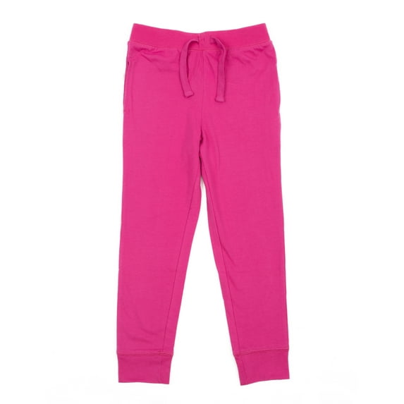 Leveret Kids Drawstring Pants Cotton Magenta 12 Year