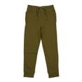 thumbnail image 1 of Leveret Kids Drawstring Pants Cotton Olive 6 Year, 1 of 2