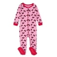 thumbnail image 1 of Leveret Kids Footed Cotton Pajama Butterfly 4 Year, 1 of 9
