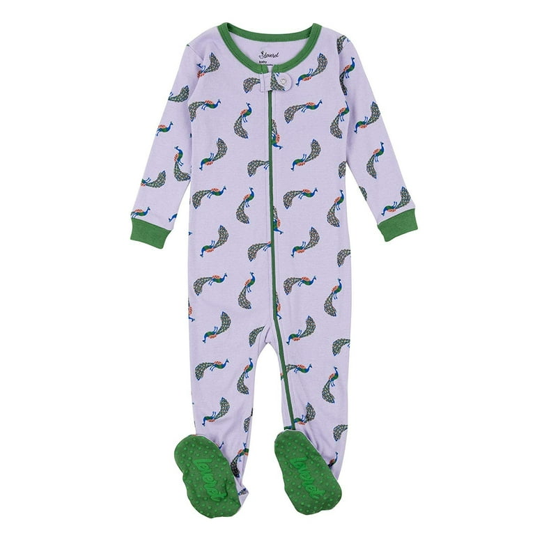 Leveret Kids Footed Cotton Pajama Puppy Year