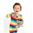 thumbnail image 1 of Leveret Kids Footed Cotton Pajama Striped Colorful Boys 2 Year, 1 of 5