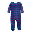 thumbnail image 1 of Leveret Kids Footed Cotton Pajama Unicorn Stripes 6-12 Month, 1 of 3