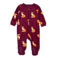 thumbnail image 1 of Leveret Kids Footed Fleece Pajama Fox 2 Year, 1 of 3