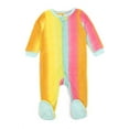 thumbnail image 1 of Leveret Kids Footed Fleece Pajama Rainbow 5 Year, 1 of 2