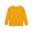 thumbnail image 1 of Leveret Kids Long Sleeve Cotton T-Shirt Mustard 3 Year, 1 of 2