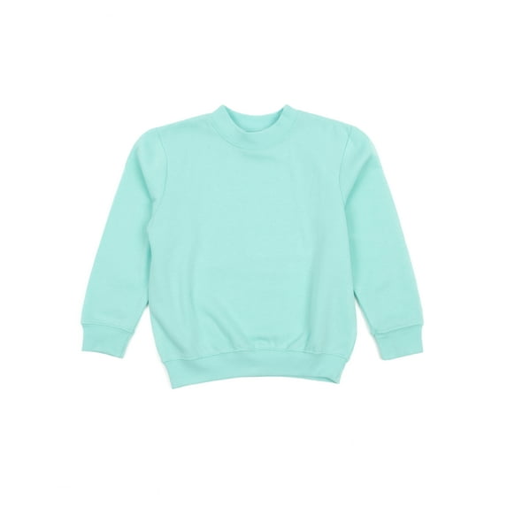 Leveret Kids Long Sleeve Sweatshirt Aqua 14 Year