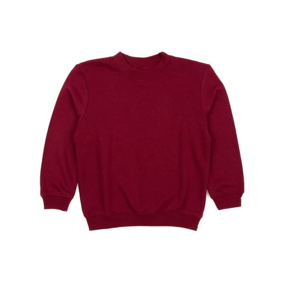 Leveret Kids Long Sleeve Sweatshirt Maroon 8 Year