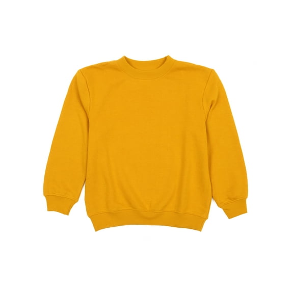 Leveret Kids Long Sleeve Sweatshirt Mustard 10 Year
