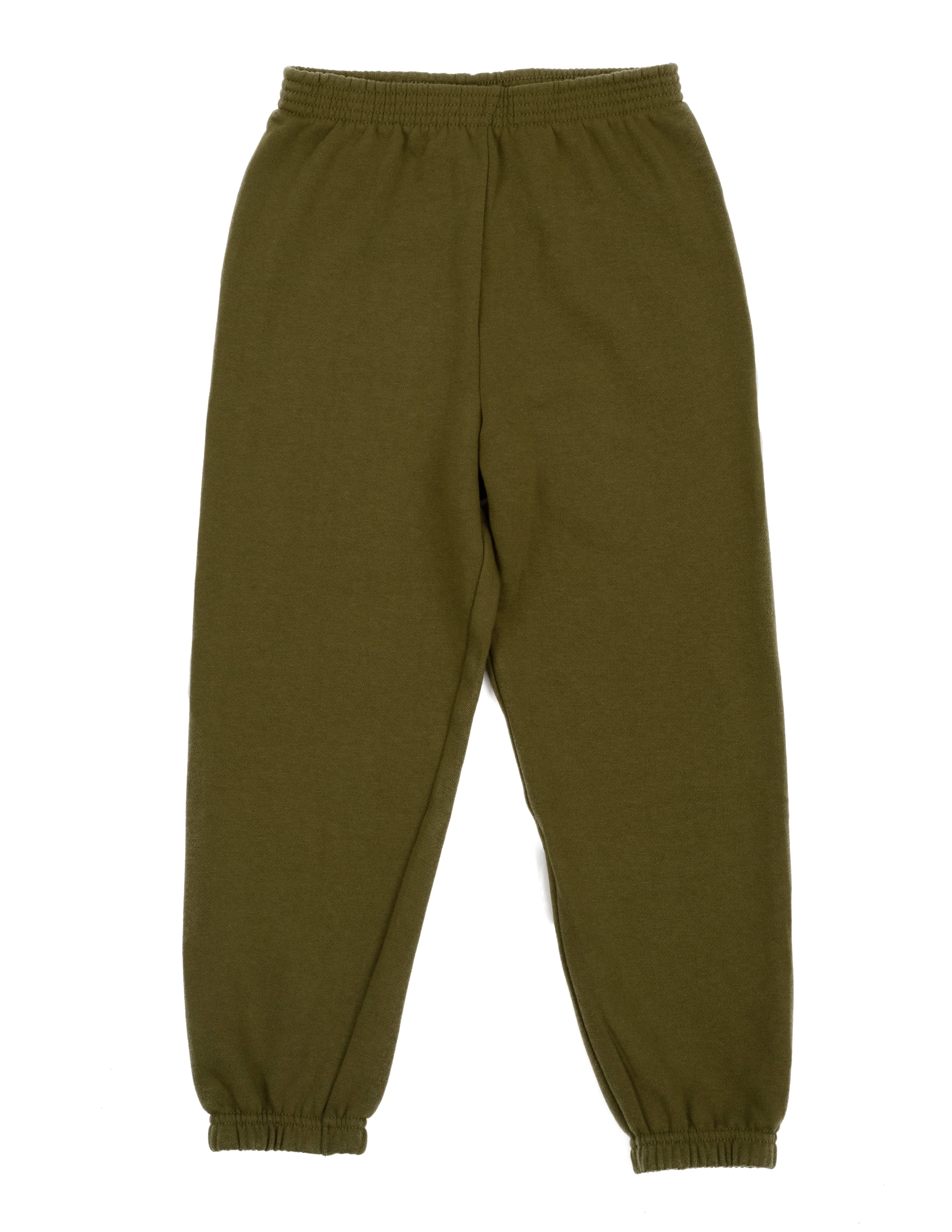 Leveret Kids Sweatpants Olive Green 6 Year