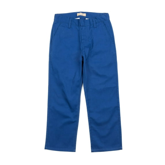 Leveret Kids & Toddler Boys Chino Pants Variety of Colors (Size 2-14 Years) (Blue, 6 Years)