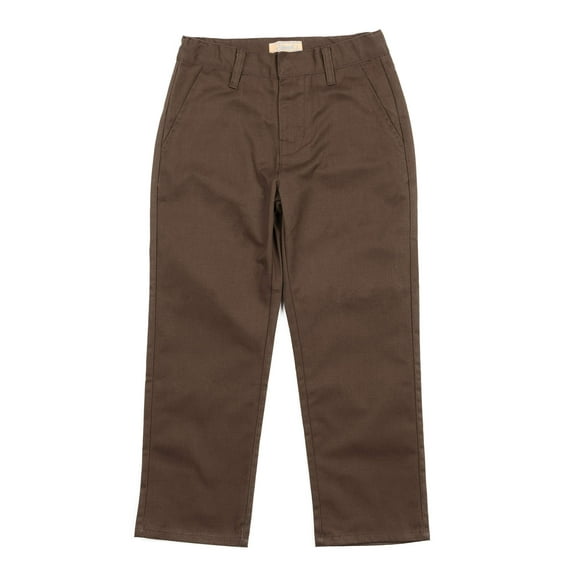 Leveret Kids & Toddler Boys Chino Pants Variety of Colors (Size 2-14 Years) (Brown, 12 Years)