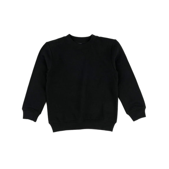 Leveret Kids & Toddler Boys Girls Long Sleeve Sweatshirt Black (Size 12 Years)