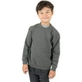 thumbnail image 1 of Leveret Kids & Toddler Boys Girls Long Sleeve Sweatshirt Dark Grey (Size 5 Years), 1 of 3