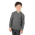 thumbnail image 1 of Leveret Kids Toddler Boys Girls Long Sleeve Sweatshirt Dark Grey Size 6 Years, 1 of 4