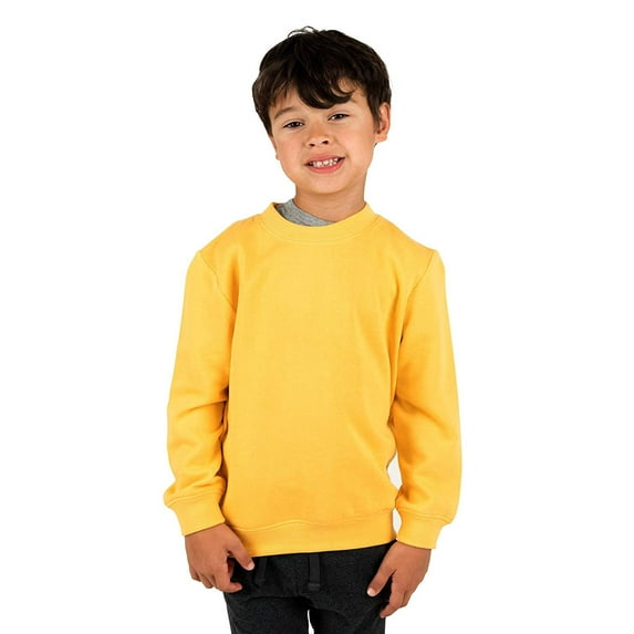Leveret Kids & Toddler Boys Girls Long Sleeve Sweatshirt Yellow (Size 10 Years)