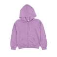 thumbnail image 1 of Leveret Kids & Toddler Boys Girls Sweatshirt Hoodie Jacket Variety of Colors (Size 2-14 Years) (Purple, 6 Years), 1 of 4