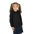 thumbnail image 1 of Leveret Kids & Toddler Girls Long Sleeve Uniform Cotton Dress Shirt Black (Size 2 Years), 1 of 4