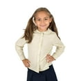 thumbnail image 1 of Leveret Kids & Toddler Girls Long Sleeve Uniform Cotton Dress Shirt Khaki (Size 2 Years), 1 of 4
