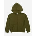 thumbnail image 1 of Leveret Kids Zipper Sweat Hoodie Olive Green 2 Year, 1 of 1