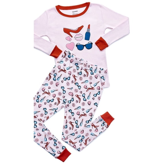 leveret two piece pajama lipstick 12 years