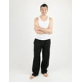 thumbnail image 1 of Leveret Mens Flannel Pants Black Medium, 1 of 3