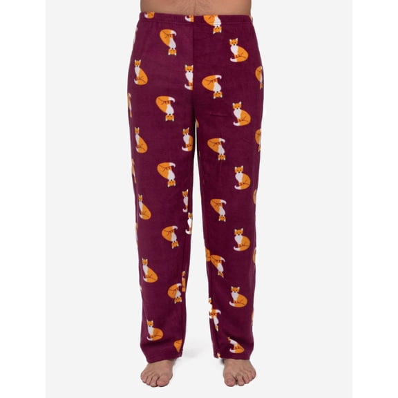 Leveret Mens Fleece Pants Fox X-Large