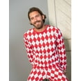 thumbnail image 1 of Leveret Mens Two Piece Cotton Pajamas Argile Red & White XXL, 1 of 1