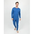 thumbnail image 1 of Leveret Mens Two Piece Cotton Pajamas Solid Blue XL, 1 of 1