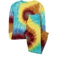 thumbnail image 1 of Leveret Mens Two Piece Cotton Pajamas Tie Dye Swirl Boys XXL, 1 of 1