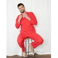 thumbnail image 1 of Leveret Mens Two Piece Flannel Pajamas Red XXXL, 1 of 1