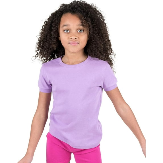 Leveret Short Sleeve Boys Girls Kids & Toddler T-Shirt 100% Cotton (2-14 Years) Variety of Colors 10 Years Purple
