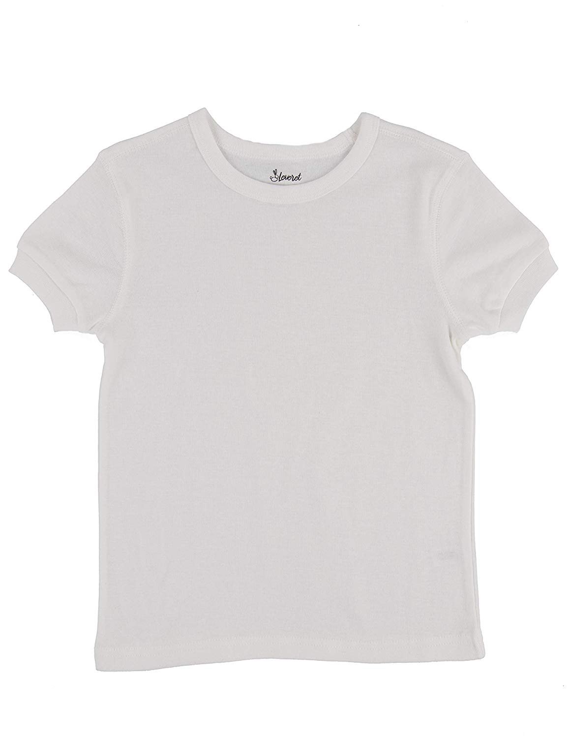 Leveret Short Sleeve Top Boys Girls Kids T-Shirt 100% Cotton (Dark Grey,Size 6 Years) - image 1 of 10